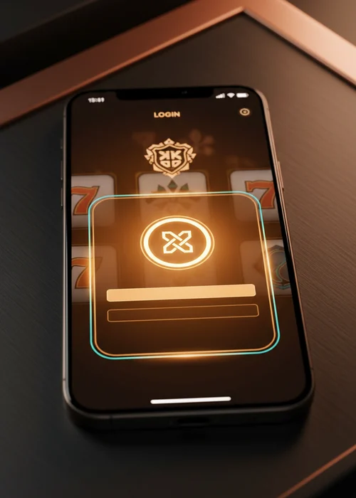 Screenshot of the Wild Wolf Casino login form on a mobile device, showing email and password fields for secure account access.